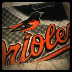 Orioles blanket throw